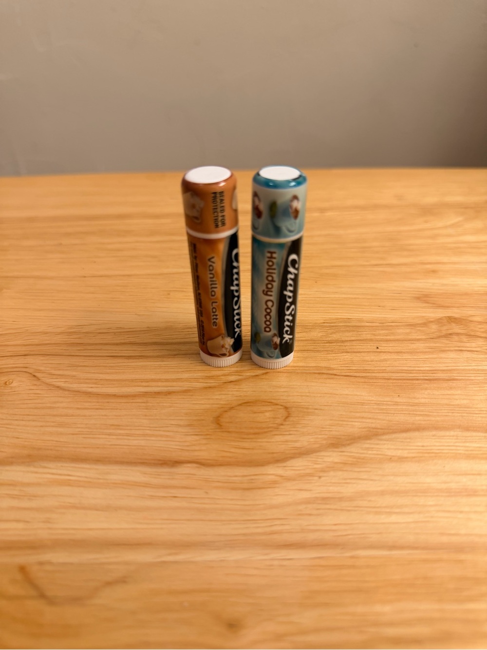 ChapStick Vanilla Latte & Holiday Cocoa Lip Balm